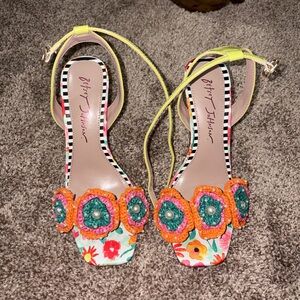 Betsey Johnson Colorful Ainsleyy Sandals